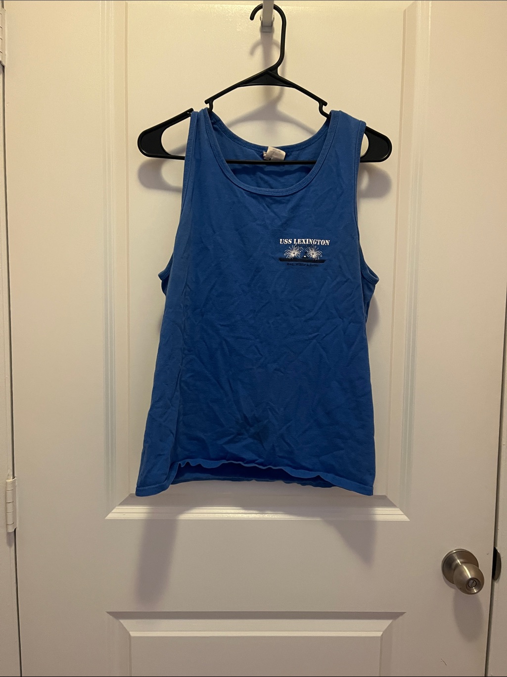 Uss Lexington Blue Women's Tank Top